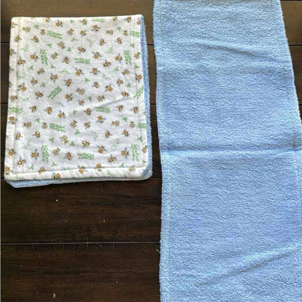 Baby Burpcloth and Washcloth Set